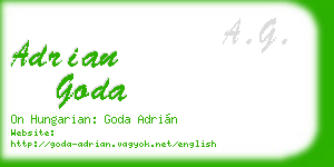 adrian goda business card