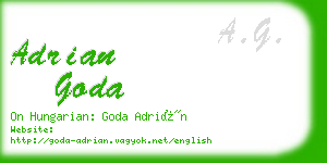 adrian goda business card